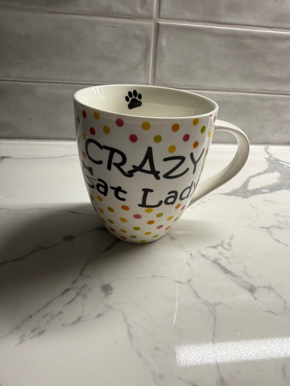 THL crazy cat lady coffee mug